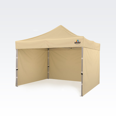 Laube 3x3m Premium Aluminium Beige von Brimo