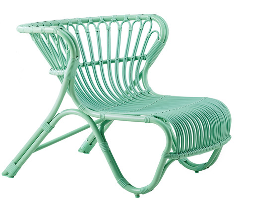 Sika Design Fox Sessel aus Alu-Rattan für In- und Outdoor, grün von EIKORA