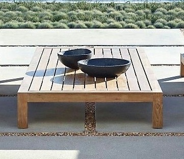 Tisch Lounge Couchtisch Outdoor Teak Holztisch Gartentisch Loungetisch Outdoortisch Teakholz von TARSHOPBALI
