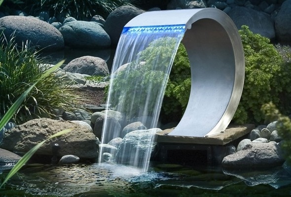 LED Wasserfall Wasserspiel Mamba von LeMoGa