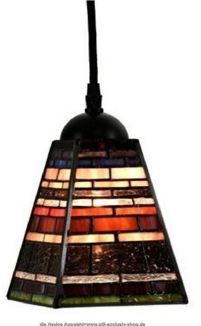 Klares, modernes Design.  TIFFANY-Hänge-Lampe, Serie LOVELY INDUSTRlAL SMALL. von STIL-EXCLUSIV