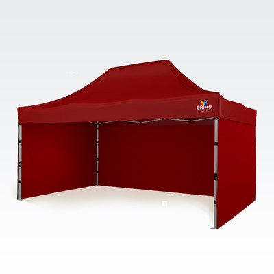 Pop up zelt 3x4,5 m Exclusive Aluminium Orange von Brimo