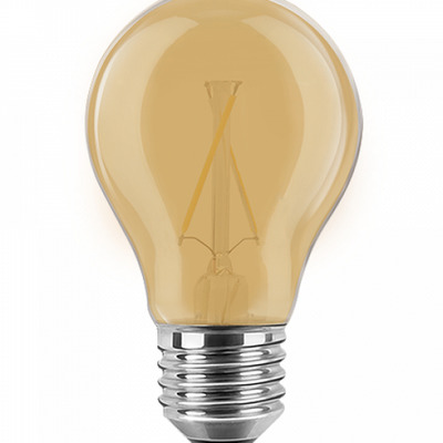 LED Filament Vintage Edison Lampe Birnenform ST64 2 Watt extra warmweiß E27 von High-Light Shop