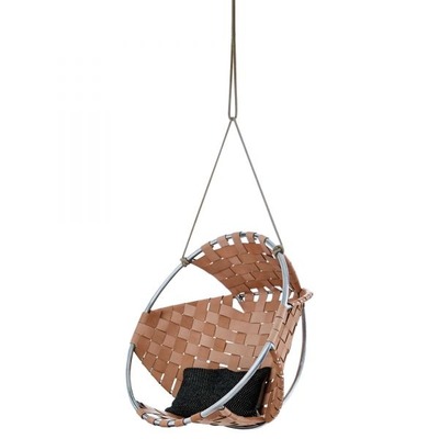 Trimm Copenhagen Cocoon Hang Chair Hängesessel, Leder von EIKORA