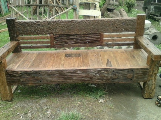 Bank Teak Holzbank Sitzbank Recycling Teakholz Gartenbank Sitzmöbel Küchenbank Esszimmerbank von TARSHOPBALI