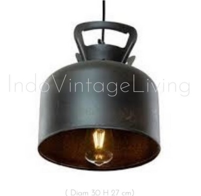 Ceiling Light, Industrial Light, Vintage Lamp von Indo Vintage Living