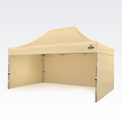 Gartenpavillon 3x4,5m Premium Aluminium Beige von Brimo