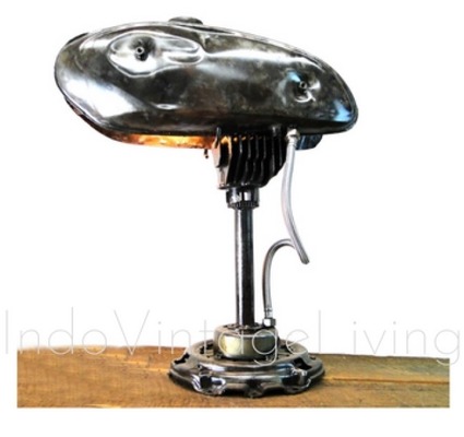 Industrial Table Lamp, Industrial Lamp, Vintage Lamp, Side Lamp von Indo Vintage Living
