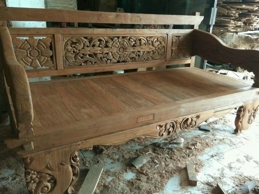 Bank Holzbank Gartenbank Sitzbank Wintergartenbank Parkbank Sitzmöbel Küchenbank Esszimmerbank aus Teak Holz von Hand gefertigt Bench wooden bench winter garden bench park bench seating kitchen bench dining bench Made from teak wood by hand von https://www.tar-shop-bali.com