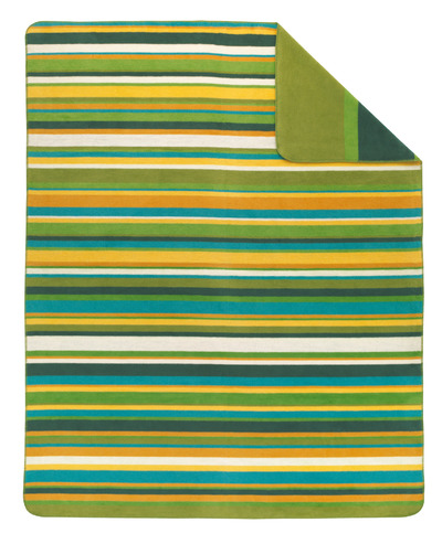 Ibena Jacquard Decke Sorrento 1456-400,  grün von Wohntextilien 4You