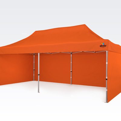 Ausstellungszelt 4x8m Orange von Brimo