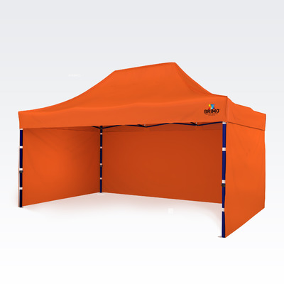 Laube 3x4,5m Exclusive Stahl Orange von Brimo