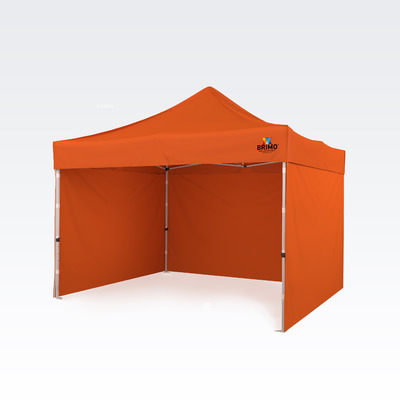 Faltpavillon 3x3mSuper Aluminium Orange von Brimo