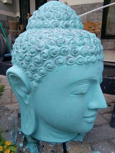 Brunnen Skulptur Buddha Kopf Springbrunnen Steinskulptur Wasserspiel Stein Statue Feng Shui Design Garten Dekoration mit Becken Aus Lava Sand und Zement in Bali von Hand gefertigt Fountain sculpture Buddha head Watergame stone sculpture stone statue Feng von https://www.tar-shop-bali.com