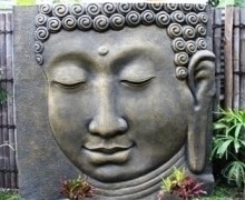 Stein Relief Buddha Gesicht Kunst Dekoration Wandrelief Wanddeco Wandschmuck Wandbild Budha Wanddeco Bild Design Wohnzimmer Wanddekoration Gartendekoration wird von Hand gefertigt aus Fieberglass, Lavasand und Zement. Stone Relief Buddha Face Art Decorati von https://www.tar-shop-bali.com