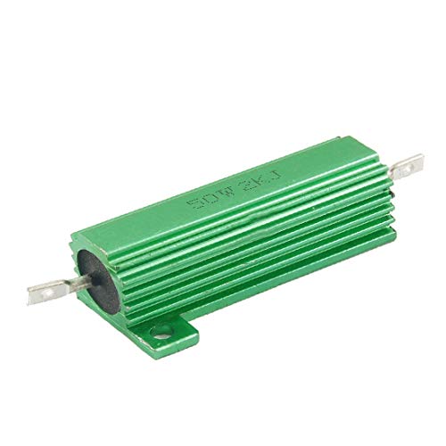 New Lon0167 50 Watt, 2K Ohm, 5% grüner Aluminiummantel-Drahtwiderstand(50 Watt 2K Ohm 5% Green Aluminum Shell Wire Wound Resistor von 通用