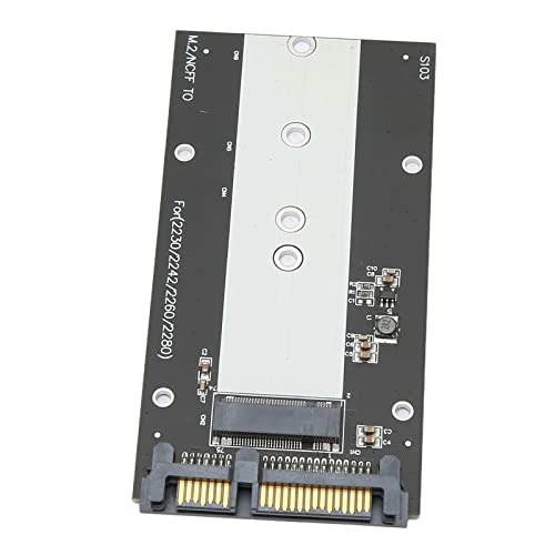 01 02 015 M.2 NGFF auf SATA III Konverter Adapter, PCB Material Massenspeicherschnittstelle Kleine Größe Einfach zu verwendender SSD von 01 02 015