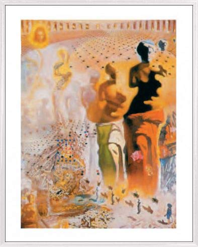 Salvador Dali Poster Kunstdruck Bild und Kunststoff-Rahmen - Der Halluzinogene Torero, 1968-70 (50 x 40cm) von 1art1