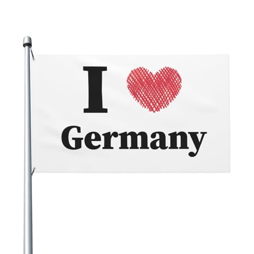 Willkommensflagge Ich Liebe Deutschland 90X150cm Indoor Flagge Perfekte Feiertage Flags Wind Und Regenfeste Garten Flagge Décor Für Veranda Outdoor Festival von 351