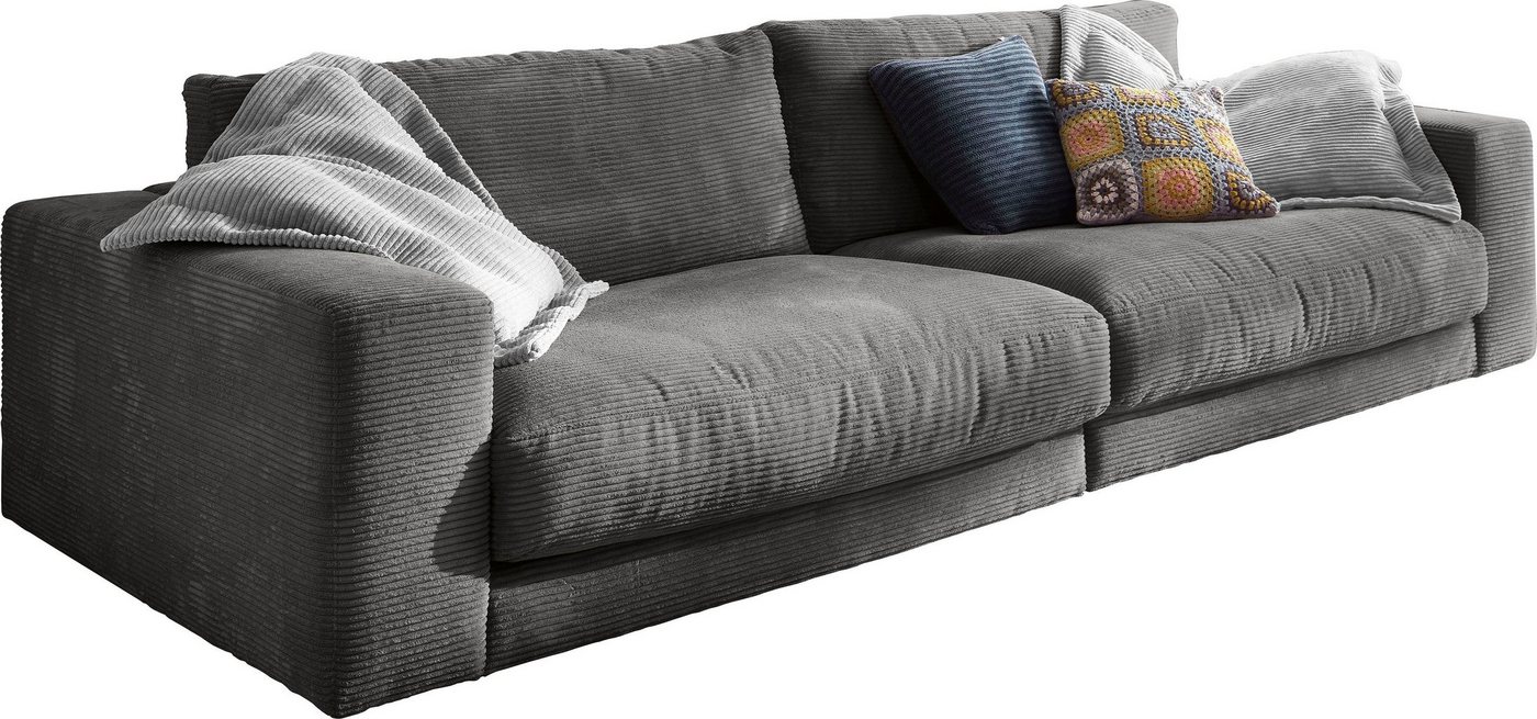 3C Candy Big-Sofa Enisa, legere Polsterung B/T/H: 290/127/85 cm, Zeitloses und stylisches Loungemöbel, in Fein- und Breitcord von 3C Candy