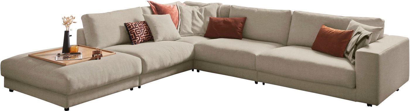 3C Candy Ecksofa Enisa II L-Form, incl. 3 Flatterkissen, wahlweise mit Flecken-Schutz-Bezug Easy care von 3C Candy