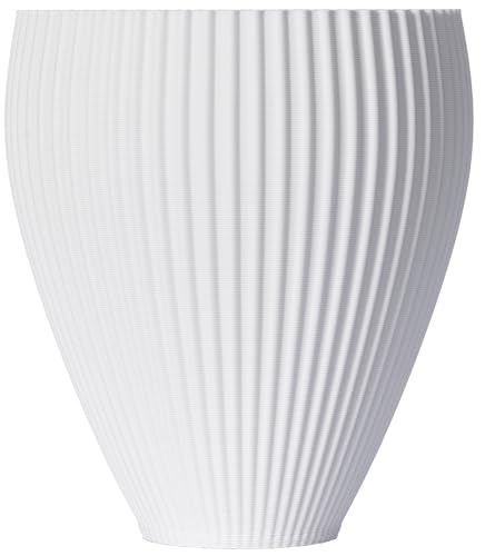 3D Vase Orchideentopf/Übertopf/Kräutertopf Giulia Standard | nachhaltig | wasserdicht (Weiß) von 3D Vase