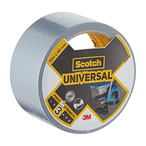 Scotch 29044810S Universal Adhesive Tape 2904, Silver, 10 m x 48 mm 1 stück von ScotchBlue