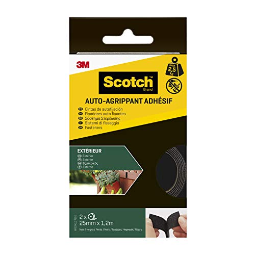 Scotch RF57410 76SE Schnellverschlüsse außen schwarz 25 mm x 1,2 m von ScotchBlue