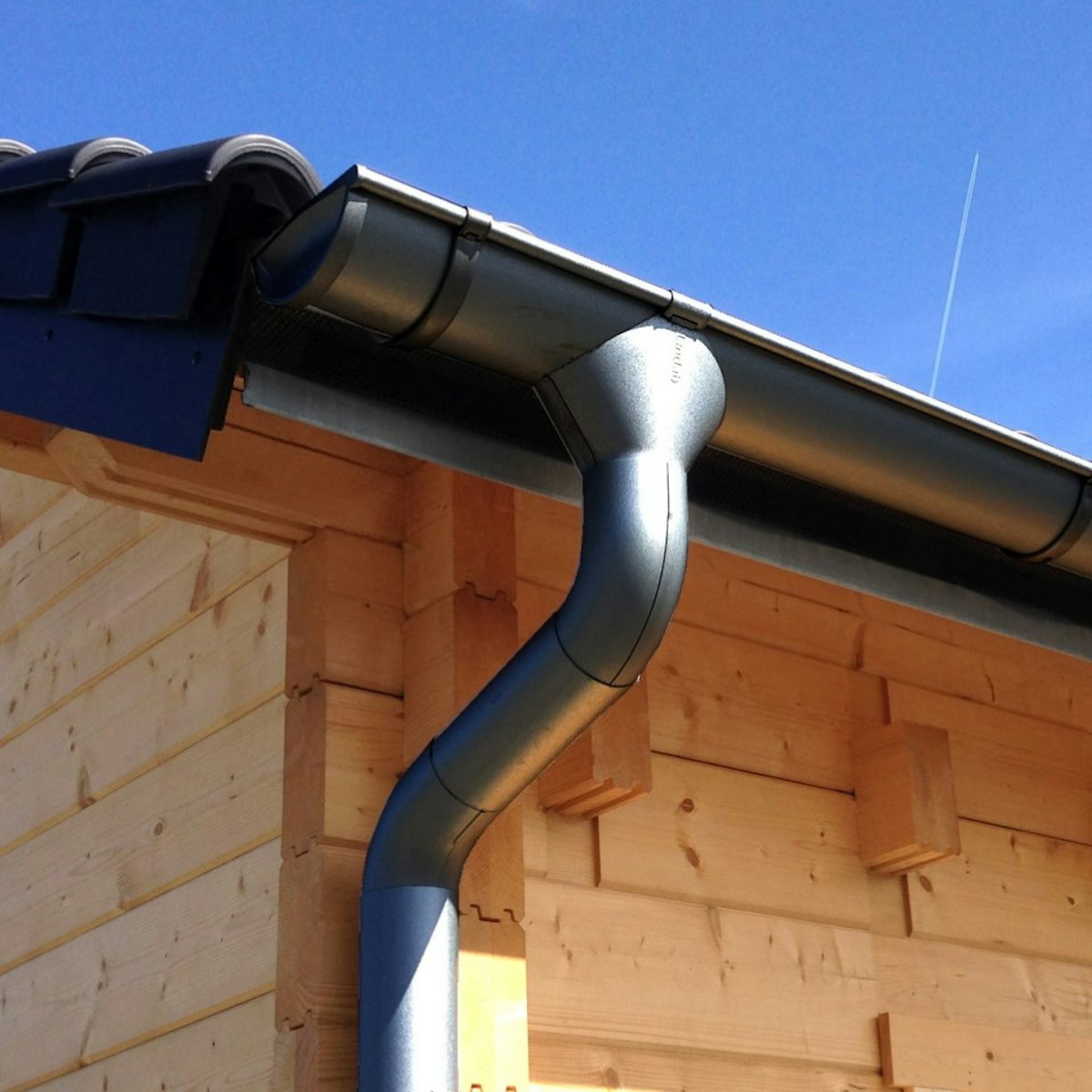 Metall Dachrinnenset 307KA für Pult- und Flachdächer bis 1 x 700 cm von 4 Home and Garden