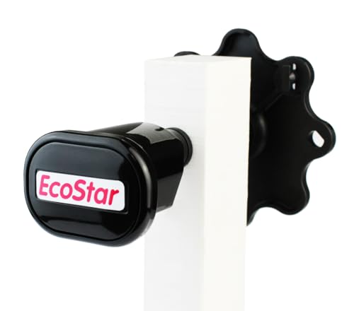 Hörmann Torgriffgarnitur EcoStar, Vierkant 9×9 mm schwarz für Schwingtore von 4DOOR