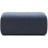 Sofa Beistellhocker in Dunkelblau Stoff 40 cm Sitzhöhe von 4Home