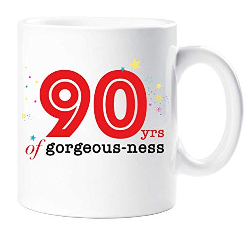 60 Second Makeover Limited 90 Jahre von Tolle Ness Becher 90. Geburtstagsgeschenk von 60 Second Makeover Limited