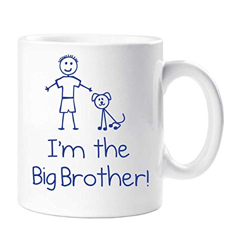 Hund I'M The Big Brother 10oz Tasse Geschenk Haustier von 60 Second Makeover Limited