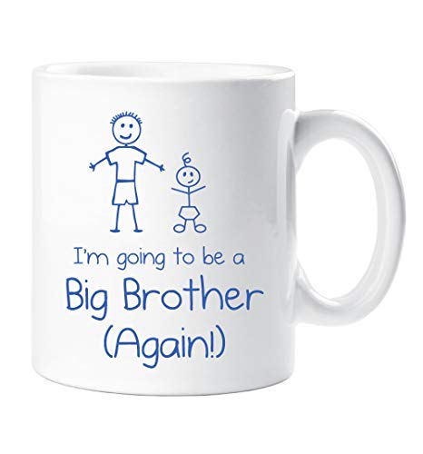 60 Second Makeover Limited I'M Going To Be A Brother Again Becher Neu Baby Schwangerschaft Baby-Dusche Geschenk von 60 Second Makeover Limited