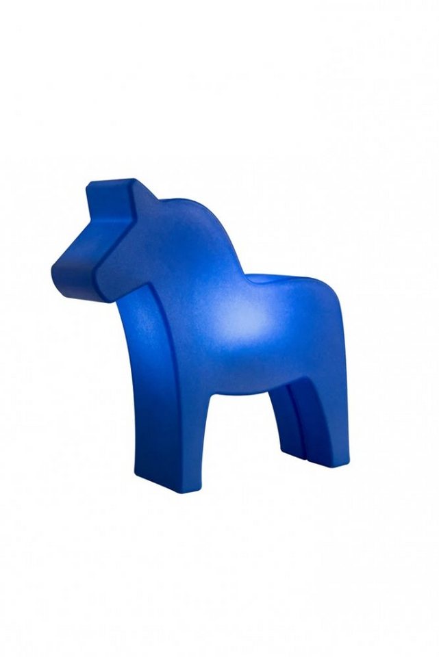 8 seasons design Dekolicht 8 seasons - Motivleuchte Shining Dala Horse 43 cm blau (veredelt) LED von 8 seasons design