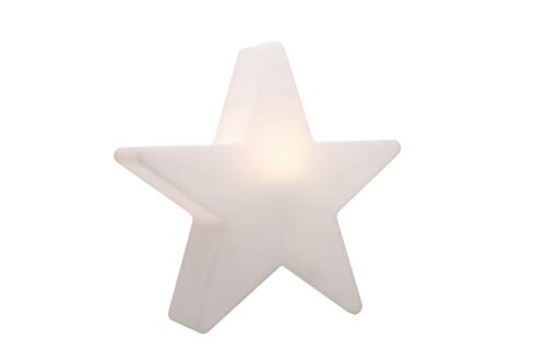 8 seasons design | Designerlampe Großer Stern Shining Star (E27, Ø 100 cm, IP44, für Innen & Außen, Tisch- und Bodenleuchte, weihnachtliche Deko) weiß von 8 Seasons