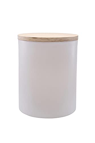 8 seasons design Shining Drum LED-Zylinder Hocker Tisch Flaschenkühler Pflanztopf (Ø 37cm, Höhe: 45cm) Sand, E27 Fassung inkl. Leuchtmittel in warmweiß, inkl. Deckel, Indoor & Outdoor von 8 seasons