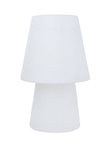 8 seasons design - Stilvolle LED Designlampe No. 1 White (60 cm, RGB, Farbwechsel, dimmbar, IP44, UV-beständig, wetterfest, für innen & außen) weiß von 8 seasons