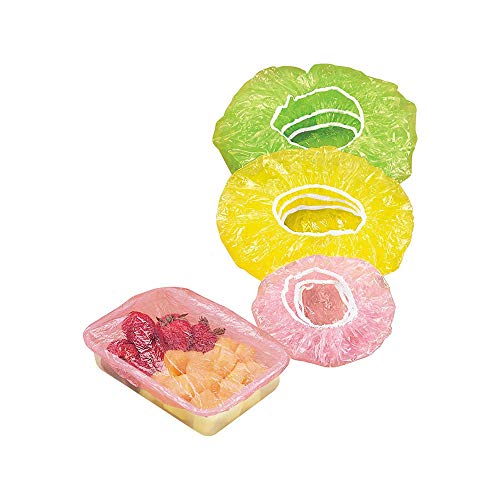 95sCloud Barlingrock-Frische-Schutz-Paket, 24 Stück elastische Topfdeckel Abdeckungen für Obst oder Schüsseln Tassen-Abdeckhauben-Set für Küchen-Gemüse-Schutz-Frischeschutz von 95sCloud