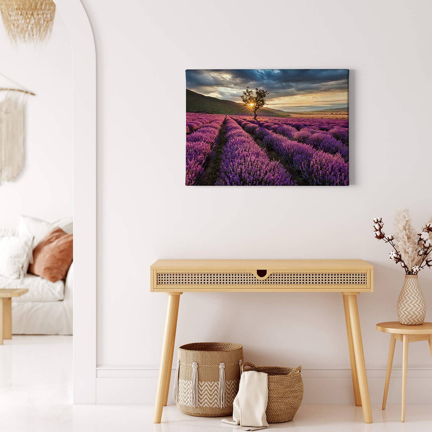 Leinwandbild Lavender Fields von A.S. Création