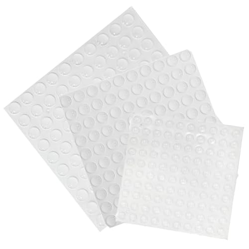 AAED 300er-Pack Selbstklebende elastische Puffer, Türpuffer, elastische Puffer, transparente Schutzpuffer, Schranktüren, Möbel von AAED