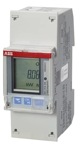 ABB B21 Energiemessgerät LCD, 6-stellig / 1-phasig, Impulsausgang von ABB