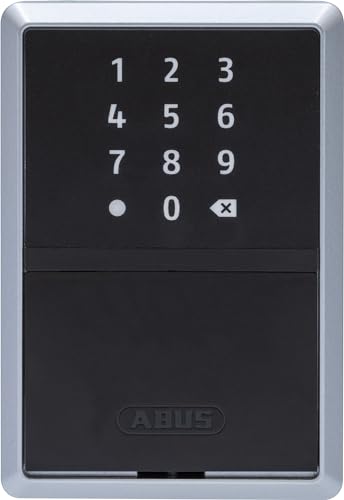 ABUS smarte Schlüsselbox KEYGARAGE One – per App mit Smartphone oder per Zahlencode bedienbar – Schlüsselkasten für 20 Schlüssel – auch ideal für Ferienwohnungen – Modell 787 zur Wandmontage, Schwarz von ABUS