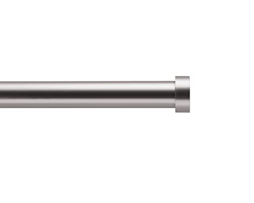 ACAZA Ausziehbare Gardinenstange - Verstellbare Vorhangstange - Stange von 125-240 cm - Silber von ACAZA