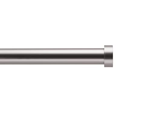 ACAZA Ausziehbare Gardinenstange - Verstellbare Vorhangstange - Stange von 240-340 cm - Silber von ACAZA