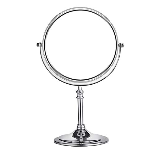 ACMEDE Standspiegel 3X Vergrößerung, 6,7,8 inch, Kosmetikspiegel 360° drehbar. Verchromten Schminkspiegel Rasierspiegel Badzimmerspiegel, Normal+ 3fach Vergrößerung von ACMEDE
