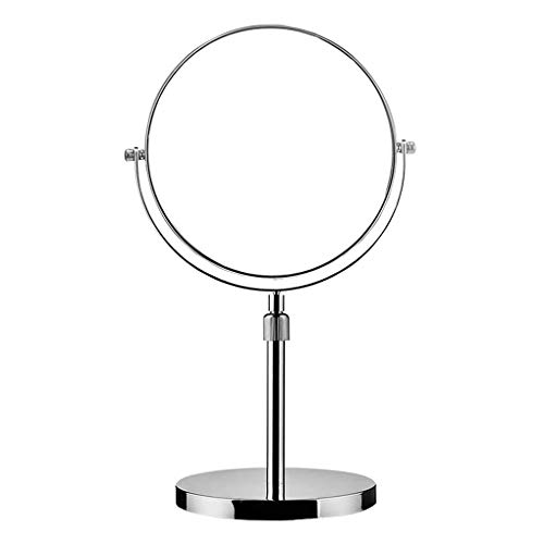 ACMEDE Standspiegel Höhenverstellbar 3 Fach Vergrößerung, 6,7,8 inch Schminkspiegel Kosmetikspiegel, Verchromten Rasierspiegel Tischspiegel Badzimmerspiegel, Doppelseitig: Normal+ 3X Zoom von ACMEDE
