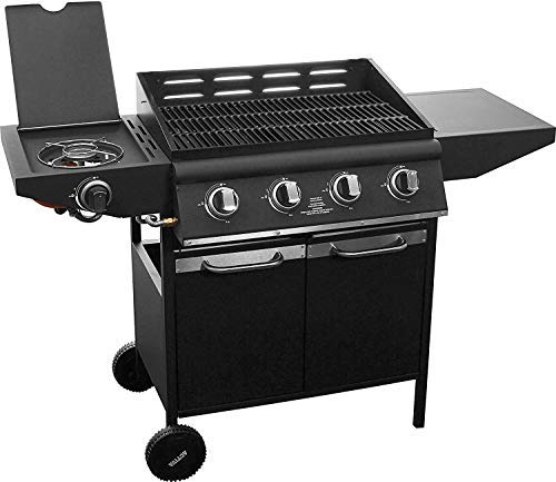 ACTIVA Gasgrill Dakota I Premium Gas Grill inkl. 5 Brenner mit je 3,2 kW, Thermometer & verchromtem Rost I Kleiner Gasgrill ohne Deckel für ein gelungenes BBQ von ACTIVA