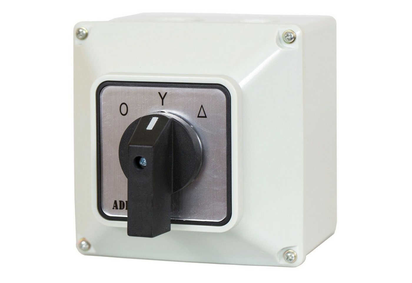 ADELID Schalter, Universal-Nockenschalter 0-Y-T Drehschalter im Gehäuse 20A 230/400V 3 Phasen 3 Positionen IP65 von ADELID