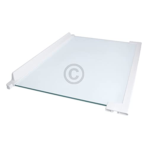eVendix Glasplatte Kühlteil mittig kompatibel mit Electrolux 225163920/5 460x300mm mit Leisten für KühlGefrierKombination von eVendix